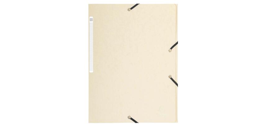 Chemise à élastiques Maxi Capacity, A4, ivoire