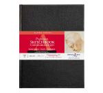 Alpha Series carnet rembordé rigide 62F A4 150g - Blanc