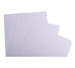 Paquet 100 fiches sous film - bristol dots non perforé - 125x200mm - Blanc