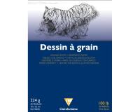 Dessin à Grain bloc collé 20F 24x32cm 224g