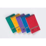 Minor Pad Europa bloc reliure intégrale en-tête 7,6x12cm 120 pages détachables ligné Couleur aléatoire - Assortiment A