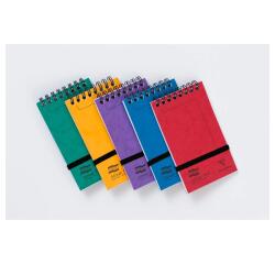 Minor Pad Europa bloc reliure intégrale en-tête 7,6x12cm 120 pages détachables ligné Couleur aléatoire - Assortiment A