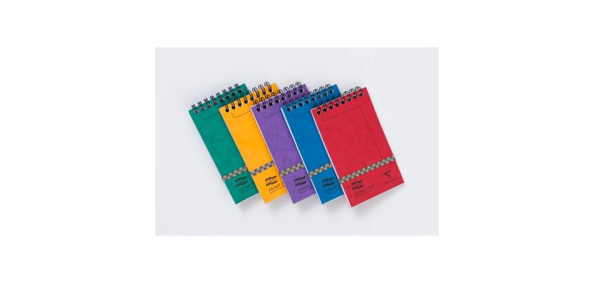 Minor Pad Europa bloc reliure intégrale en-tête 7,6x12cm 120 pages détachables ligné Couleur aléatoire - Assortiment A