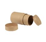 Lot de 2 boîtes à thé avec couvercle refermable - Kraft