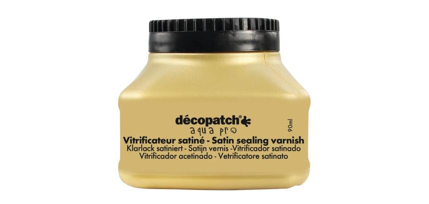 Vitrificateur satiné 90ml multilangues - Or