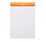 dotPad - bloc agrafé Rhodia N°16 14,8x21 cm dot 80 feuillets 80g - Orange