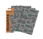 Pochette 3 Feuilles Identiques Ref 907 - Noir & Blanc