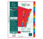 Separadores Cartulina lustrada flexible 3/10º - 225grs - Colores surtidos