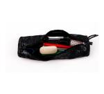 CÉLESTE CUIR Trousse ronde Ø5,5x22 cm Lazer Noir