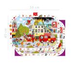 Puzzle d'observation, Pompiers - Rouge
