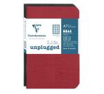 Set de 2 carnets piqûre Age Bag 7,5x12cm 48 pages petits carreaux Couleurs assortis - Assortis