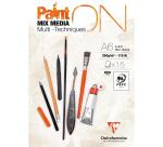 Bloc Paint'On encollé A6 15 feuilles 250g