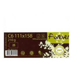 Carte pliée 111x158 FOREVER 210g pqt 25