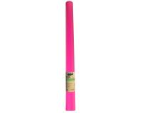 Nappe en rouleau papier gaufré Toile de lin - 20x1,18m - Rose bonbon
