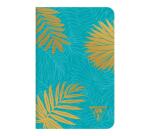 Carnet piqûre textile Neo Deco Collection Mi-Saison 11x17 cm 96 pages ligné motifs assortis papier ivoire - Assortis