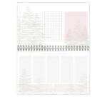 La Vie en Vosges, Bloc planner reliure intégrale en-tête 22x14 cm 53 feuillets imprimés