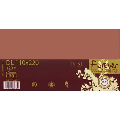 Enveloppe 110x220 FOREVER 120g pqt 20