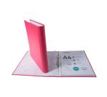 Classeur rembordé polypropylène dos arrondi 2 anneaux ronds 30mm - Couleurs assorties