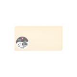 Paquet de 25 cartes pliées Pollen 106x213mm 210g/m² - Ivoire
