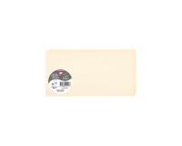 Paquet de 25 cartes pliées Pollen 106x213mm 210g/m² - Ivoire