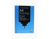 Goldline Calque bloc collé 50F A4 90g