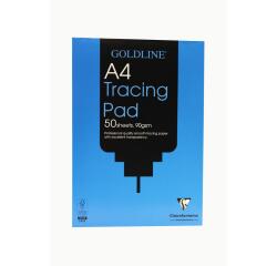 Goldline Calque bloc collé 50F A4 90g