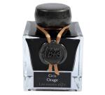 Encre 1670 à paillettes dorées 50ml - Gris orage