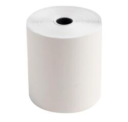 Exacompta Ref: 40358E - 76 x 70mm, 57gsm Paper Receipt Till Rolls, For Cash Registers, POS, EPOS, Calculators, 2-Ply Self Copy Chemical Paper, 25m, White, Pack of 10 - White