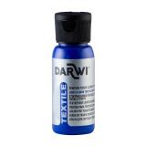 DARWI Flacon de 50 ml de Peinture Textile Opaque - Bleu outremer