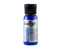 DARWI Flacon de 50 ml de Peinture Textile Opaque - Bleu outremer