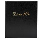 Livre d'or Balacron avec titre 140 pages blanches - 21x19 cm vertical - Couleurs assorties