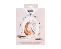 SET DE CORRESPONDANCE KIDS, 8 feuilles A5 + 8 enveloppes C6 + 4 cartes 11x15,5cm + 2 planches de stickers, Licorne - Multicolore