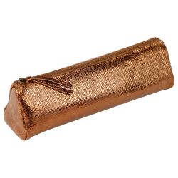KLEO-PATHRA CUIR Trousse triangulaire 6x22x6 cm Bronze