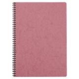 Cahier reliure intégrale Age Bag A4 100 pages petits carreaux - Rose antique
