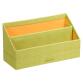 Rhodiarama porte-courrier simili cuir italien 25x10x14 cm - Anis