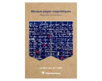 Le Mur des Je t'aime, Set de 2 marque-pages magnétiques 10,5x15,5cm