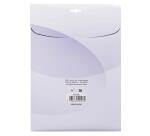 Boite de 25 plats pour relier en PVC 20/100ième A4 - Translucide