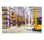 Panneau adhesif exacompta pvc antiderapant circulation      obligatoire 100cm coloris     jaune