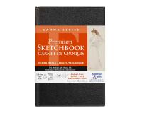 Gamma Series carnet rembordé rigide 62F 10,2x15,2cm 150g - Ivoire