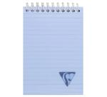 Bloc reliure intégrale Linicolor FRESH en-tête A6 160 pages détachables ligné couverture plastique polypropyène rainuré Couleur aléatoire - Assortis