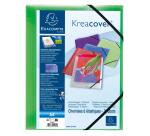 Cartella 3 lembi con elastici polipropilene 500 micron Kreacover - A4