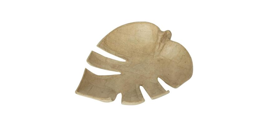 Vide poches feuille tropicale - Kraft