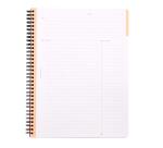 Meeting book Rhodia Classic reliure intégrale 22,5x29,7 cm 160 pages imprimées détachables 90g - Noir