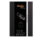 Rhodia Touch - Maya Pad - bloc agrafé A4+ 50f réglure cross papier Maya NOIR 120g - Noir