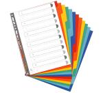 Separadores Cartulina lustrada rígida 5/10º - 400 g/m 2 - Colores surtidos