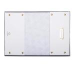 Boîte de rangement à plat carton 33x50x16cm Néo Déco - Blanc