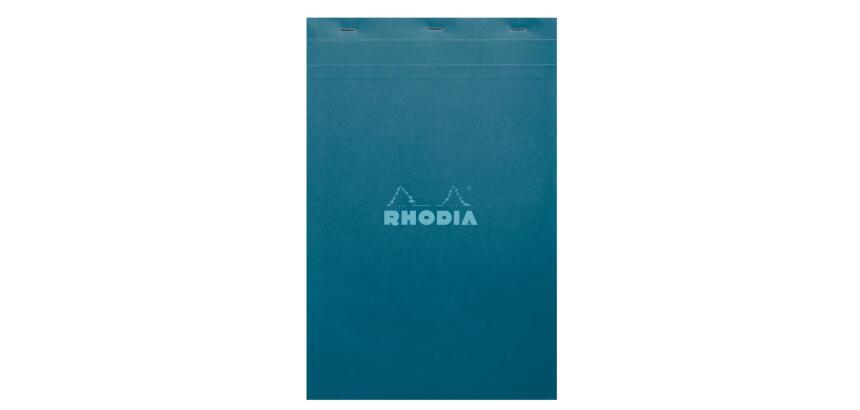 Rhodia geniet blok Colors Pauw N°19 A4+ 21x31,8 cm - Peacock