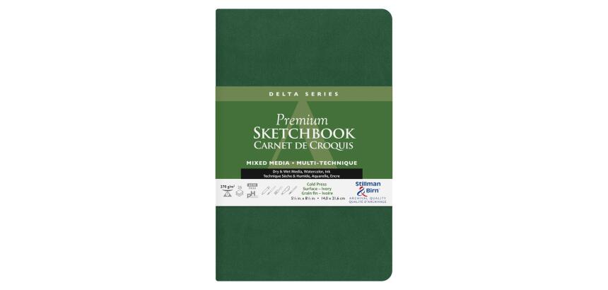 Delta Series carnet souple 26F 21,6x14cm 270g - Ivoire