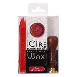 Set cire traditionnelle- coeur