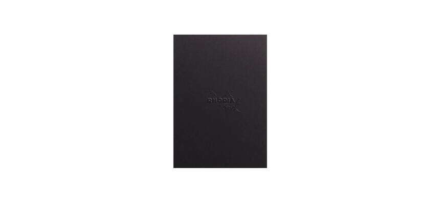 Rhodia Touch Mixed Media Pad, papier Paint'On extra-blanc 250g - A6 portrait, 20 feuillets - Noir